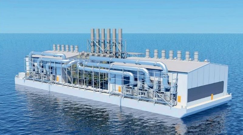 LNG power barge
